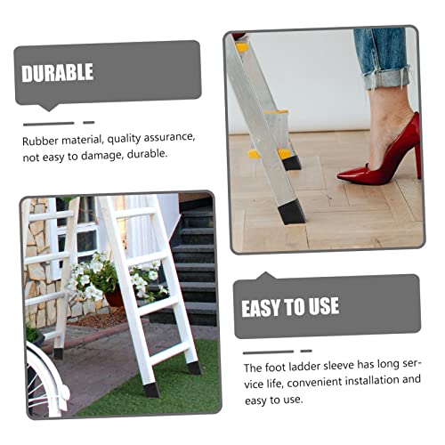 4pcs Ladder Protective Mat Kitchen Step Ladder Safety Easy Install Slip Mats
