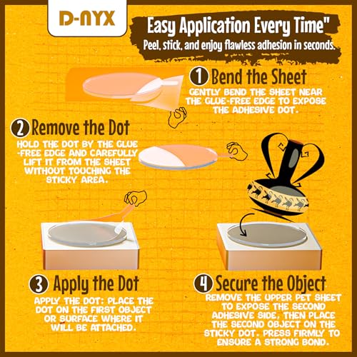 Double Sided Tape Sticky Dot Stickers 280, 350, 450, 550 or 700 Pack Removable Putty No Trace Clear Sticky Tack Waterproof Small Stickers for Festival Decoration Picture (450 Sticky Dots) - style: 450 Sticky Dots
