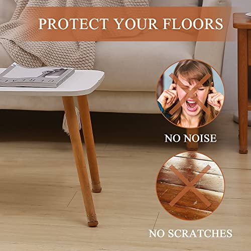 16Pcs Small Silicone Chair Leg Caps 1 1/4 inch, Furniture Pads for Hardwood Floors Round Chair Leg Floor Protectors - size: 1 1/4"-16Pcs