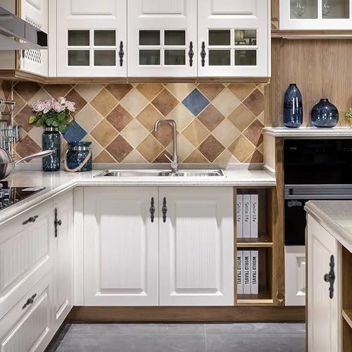 Round Knobs and Pulls - 20 Pack / 1.4 Inch(36mm), Brushed Nickel, Trendy Cabinet Nobs for Kitchen, Vanity, TV Cabinets, Office Furniture Handles - color: Oil Rubbed Bronze