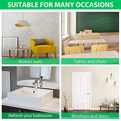 Drywall Repair Kit - Large Hole Patch, Wall Mending Agent with Scraper - Easy to Fill Holes for Home Wall, Plaster Dent Repair - 2 Pcs - color: 2 Pack Wall Spackle