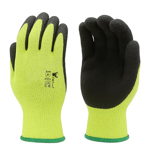 G & F Products Tools Work Gloves Garden Gloves - color: Hivi Green, size: Small (Pack of 12)