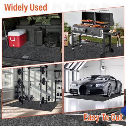 2 Pack 36 x 60 Inch Premium Oil Spill Mat,Garage Floor Mat for Under Car,Highly Absorbent Maintenance Mat Protect Your Floor from Oil Drips, Spills, Splashes and Stains - size: GFM-60x36IN-2PC