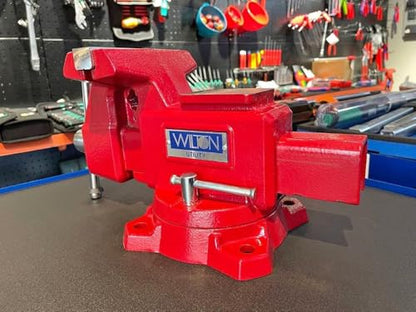 Wilton Utility Bench Vise, 5-1/2" Jaw Width, 5" Jaw Opening, 3-1/4" Throat (Model 675U) - size: 5-1/2 in. Width, style: 5 in. Opening