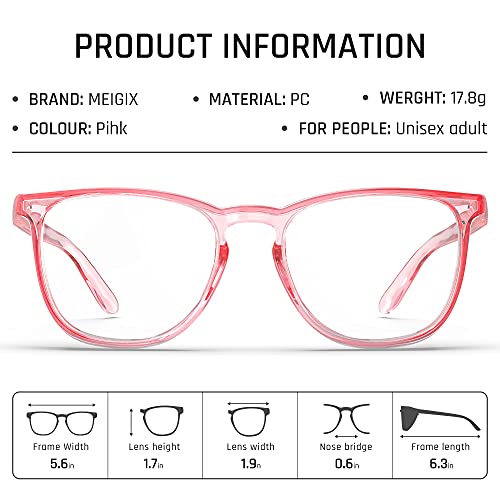 Stylish Safety Glasses, Clear Anti-Fog Anti-Scratch Protective Glasses For Men And Women - color: Pink