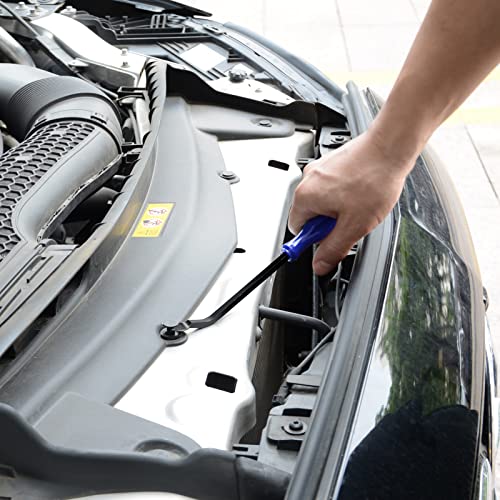 Auto Trim Removal Tool Kit,13 Pcs Car Panel Door Window Tools Kit,Auto Clip Fastener Remover Pry Tool Set Blue