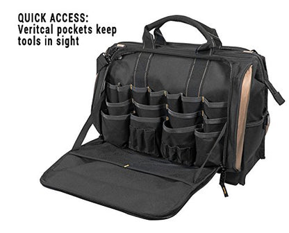 CLC Custom Leathercraft 50 Pocket Tool Bag + BigMouth Bag Combo (22 Pockets)