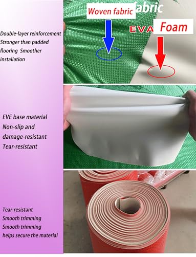 Heavy-Duty Floor Protection Mat for Tile/Laminate, Thick EVA Non-Slip Cover, Waterproof & Dustproof for Home Renovation(2400x120cmx2.0mm) - size: 2400x120cmx2.0mm