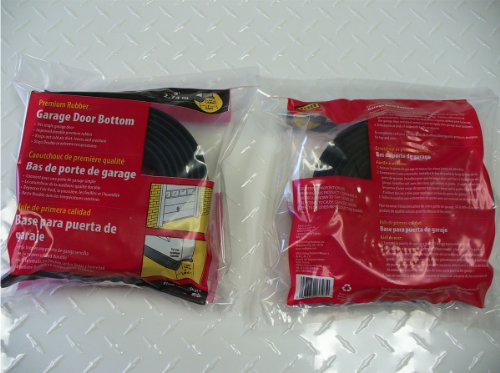 High Quality Garage Door Rubber Bottom Seal - MD Building Products 03723 (Pack of 2) - size: 9 Ft. (Pack of 2)