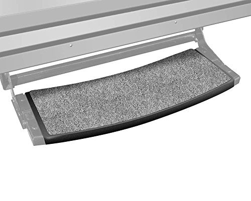 Prest-O-Fit 2-0373 Outrigger Radius RV Step Rug Castle Gray 22 In. Wide - color: Castle Gray
