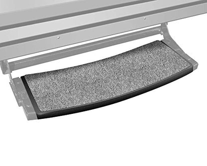 Prest-O-Fit 2-0373 Outrigger Radius RV Step Rug Castle Gray 22 In. Wide - color: Castle Gray
