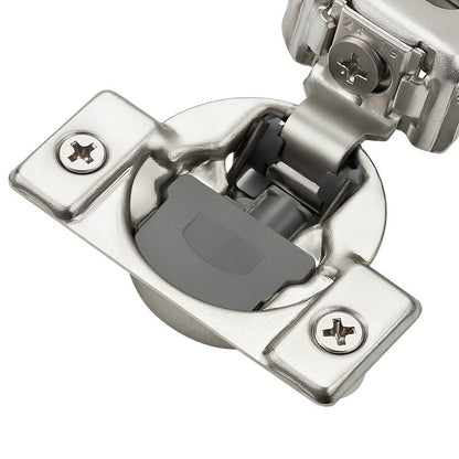 Ravinte 2 Pack 1 Pair 1 inch Overlay Soft Close Kitchen Cabinet Hinges Stainless Steel Adjustable Kitchen Hinges Satin Nickel Cabinet Hardware - size: 1 inch Overlay