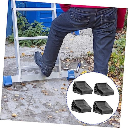 4pcs Non-Slip Ladder Foot Covers Folding Mats Slip Stair Treads for Indoor Outdoor