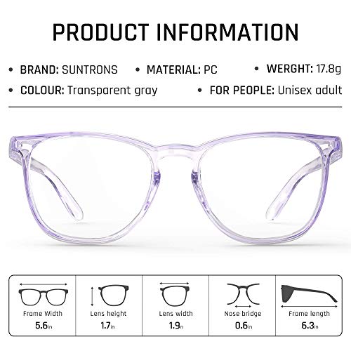 Stylish Safety Glasses, Clear Anti-Fog Anti-Scratch Protective Glasses For Men And Women - color: Light Purple