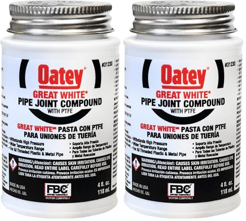 Oatey Pipe Joint Compound 4 Oz White (Pack of 2) - size: 4 oz (Pack of 2)