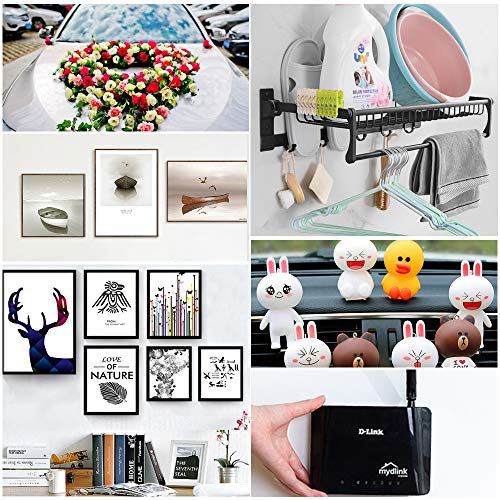 DGSL Double Sided Tape Heavy Duty - 0.47" x 108 FT, Waterproof Removable Adhesive Mounting Tape, Strong Double Stick Foam Tape for LED Strip Lights, Automotive, Home Office Decor, Black - size: 0.47 in X 108 Ft