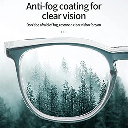 Safety Glasses for Men Women Nurses Anti Fog Stylish Fashion Comfortable Goggles with Side Shields Eye Protection for Adult - color: Dark Blue