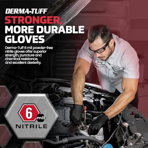 SAS Derma-Tuff Powder Free Nitrile - size: Medium