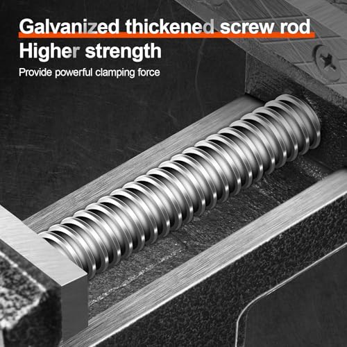 Professional Vise Table, 360° Rotation Work Clamp-On Vise, Versatile Use, Heavy Duty Construction for Woodworking, Metalworking, Handcraft (2.0 Inch) - size: 2.0 Inch