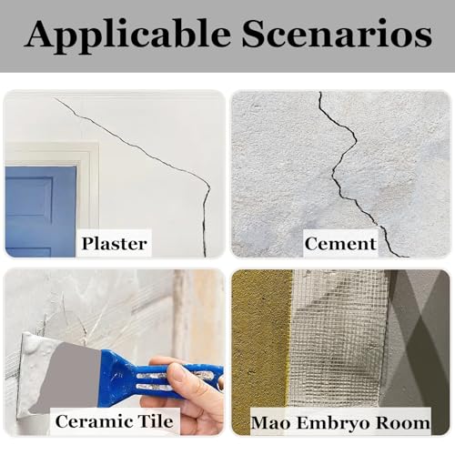Acuteye Drywall Mesh Tape, 6IN X 90FT 100% Fiberglass 8 Mesh Drywall Repair Joint Tape Roll Self Adhesive for Patch Hole Wall Crack Seam