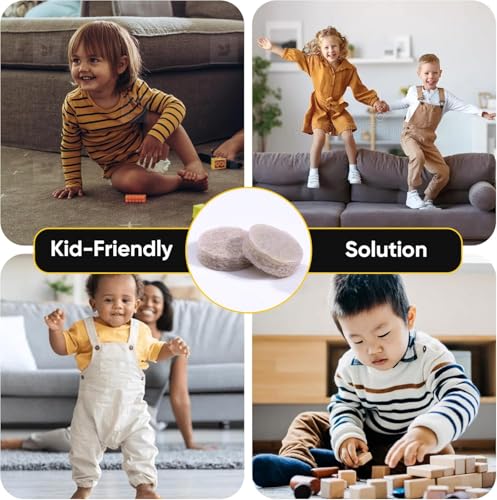 400 Pcs Cabinet Door Felt Bumpers – 5-Shape Mixed Set, Beige Self-Adhesive Pads for Quiet Closing – Sound Dampening Protection for Cabinets, Drawers, Furniture & Walls – Vellax - size: 400 Pcs - 0.40" x 0.10"
