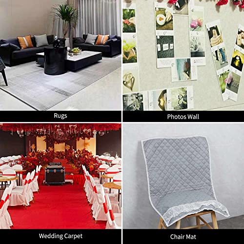 Double Sided Fabric Tape Heavy Duty, 0.79" x 164FT Extra Large High Tack Sticky Cloth Mounting Tape, Strong 2 Sided Wall Adhesive Strips for Arts Crafts, Carpets, Rugs, Multipurpose, Easy Use - size: 1 Pack, 0.79" x 164FT