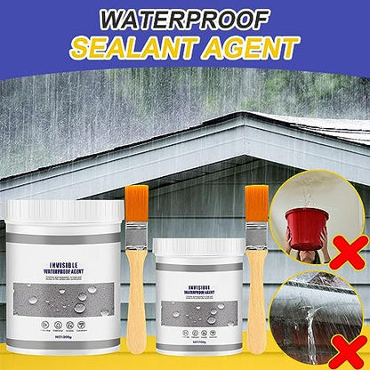 Super Strong Invisible Waterproof Anti-Leakage Agent, 2023 New Transparent Repairing Leak Waterproof Adhesive, Waterproof Insulating Sealant for Home Bathroom Roof (300g) - color: 300g