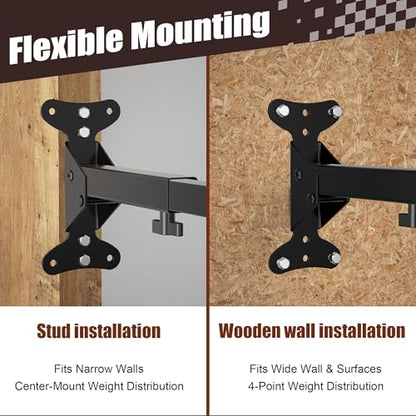 Bike Wall Mount Hanger for Garage, Heavy-Duty Durable Aluminum Alloy Horizontal Bicycle Storage Rack with Adjustable Hook, Hold up to 66lbs, for Road Mountain Hybrid Bikes in Garage - size: 1 pack
