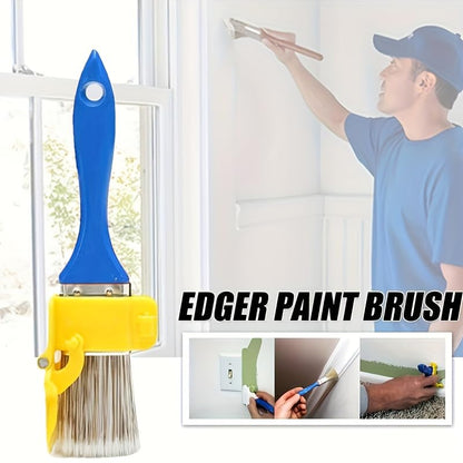 Edge Painting Tool Set with Color Separation Guide Plastic Handle Trimmer for Precise Latex Paint on Picture Frames Walls, Blue - color: Blue