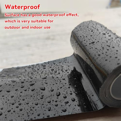 Birllaid Waterproof RV Awning Repair Tape for Tent,Tarp, Boat Covers Repair Tape,RV Awning, Sail Tape, Tear Repair Patch Kit, 5 Inch x 30FT (Black) - color: Black, size: 5 Inch x 30FT