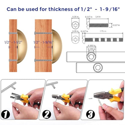 Ravinte 5 Pack 3" Drawer Pulls Champagne Bronze Cabinet Cup Pulls Kitchen Hardware Cabinet Handles Drawer Handles Knobs 3 inch Hole Center - color: Champagne Bronze