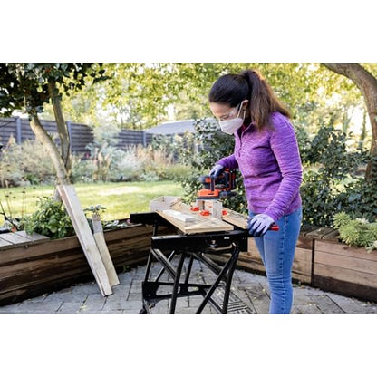 BLACK+DECKER Workmate 825 Deluxe Dual-Height Workbench, WM825-XJ