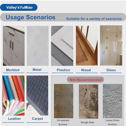 Valley'sYuMiao 2Rolls, Nano Double Sided Mountinging Tape, Adhesive-self Heavy Duty Tape, 2 Sides Sticky Tack Tape for Painted Walls AC Hanging Clear, 0.7in×10fts, 20fts Total Long - size: 2Rolls, 0.7″, 20fts TL