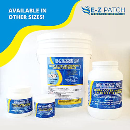 13 Saltillo Tile Repair Kit - DIY TerraCotta Tile Filler - (Red-Brown, 1 Pound)