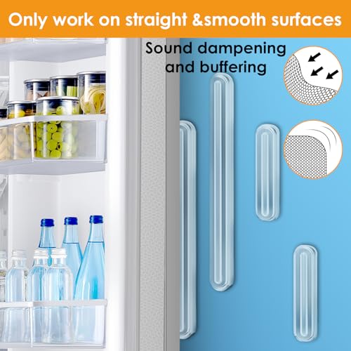 Wall Protector from Furniture 6PCS Set, Wall Bumper Guards, Clear Furniture Bumpers, Fridge Door Stopper - size: 6pcs Set Thick