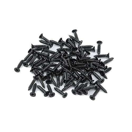 Antrader 2.9" x 0.9" Long Folding Hinges, Cabinet Gate Closet Door Hinge, Home Furniture Hardware with Mounting Screws, Black, Pack of 12 - color: Black, size: 2.9" x 0.9", 12pcs
