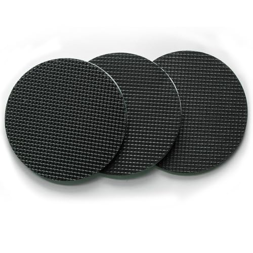 Non Slip Furniture Pads,Solid Rubber Furniture Pads 2 inch Round, 12 pcs,Embossed,Stoppers,Self Adhesive Anti-Sliding Grippers for Bed,Couch,Table,Rubber Feet,Floor Protectors - size: 2 Inch Round