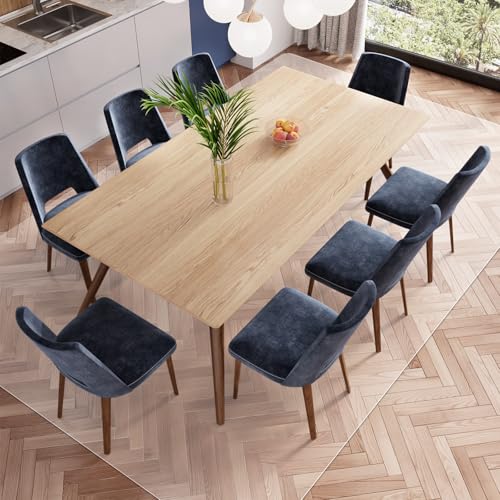 Vicwe Area Mat for Hard Floor, 6'×9' Clear Area Rug for Home, PVC Non-Slip Floor Protector for Dining Room, Large Anti-Scratch Floor Mats for Kitchen,Laundry Room - color: Clear, size: 6' x 9' (72 x 108 inch)