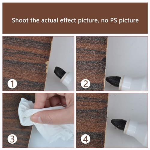 Touch Up Paint Pen,Furniture Markers Touch Up,Wood Stain,6 Sets (Marker Pen+Crayon),Brown Markers Cover All Scratches,Scuffs,and Damage to Wood Furniture and Flooring,Home Essentials