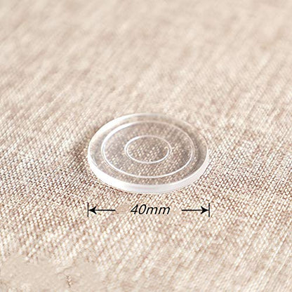 Non Slip Furniture Pads – Premium 8 pcs Furniture Grippers! Best SelfAdhesive Silicone Feet Furniture Legs– Ideal Non Skid Furniture Pad Floor Protectors for Fix in Place Furniture (40mm)
