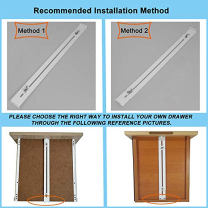 FRMSAET Drawer Repair Kit - Used to Reinforce and Repair Wooden/MDF/Chipboard Drawers Cabinet Reinforcement Heavy Duty Steel Hardware Furniture Accessories - Includes Screws (2 Pack) - size: 2 Pack
