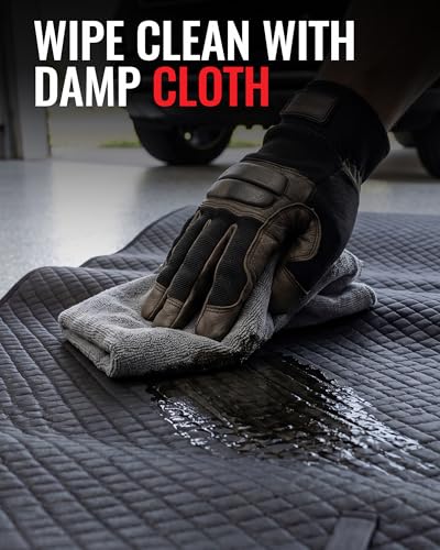 Creeper Rolling Mat, 60" x 28" Portable Car Repair Mat, Foldable Mechanics Mat with Storage Bag for Low Clearance Vehicles and Uneven Surfaces, Garage Floor Work