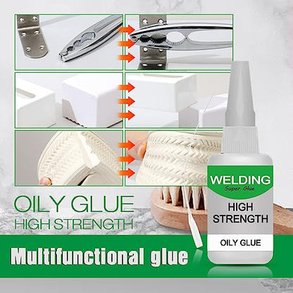 Welding High-Strength Oily Glue, Multifunctional Glue Powerful Universal Glue, High-Strength Oil-Based Welding Adhesive (5 Pcs) - color: 5 Pcs