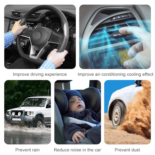Car Weather Stripping Self Adhesive 20Ft Double Layer 5-Hole Universal Automotive Soundproofing Weatherstrip Adhesive Car Door Rubber Seal Strips with Adhesive Backing for Car RV Truck Doors Window - size: 20Ft
