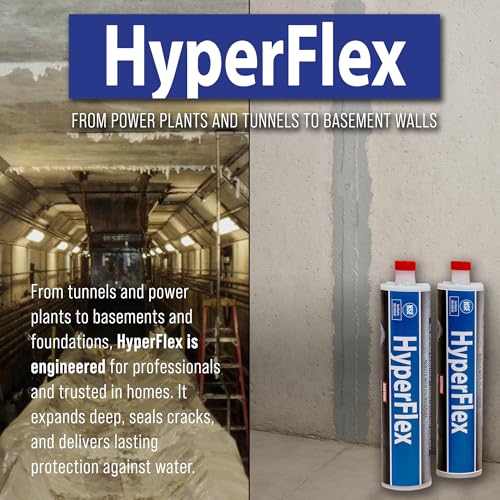 Fernco 10 ft Basement and Foundation Wall Crack Repair Kit Leak Stop and Radon Gas Protection Pro Kit