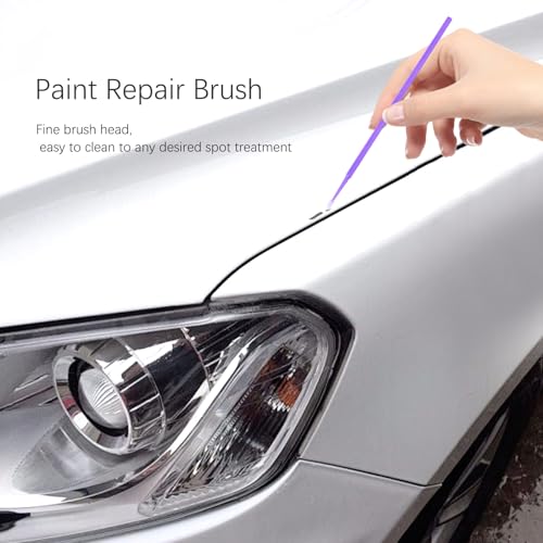 100PCS Car Touch Up Paint Brushes,Single-Use Micro Brushes for Refinishing Car Detail Paint Tiny Paint Brushes Scratches,Practical Car Accessories Micro Paint Brushes for Paint Chip Repair