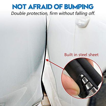 20FT Car Door Weather Strip with Top Bulb, PVC Plastic Trim with EPDM Rubber Seal, for Automotive, Boats, RVs, Trucks & Home Applications