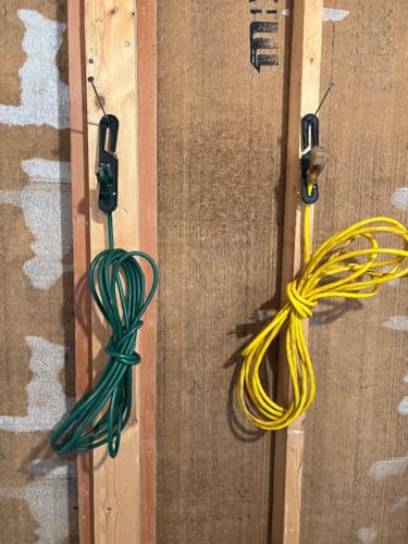 S Hook - CordLok – Universal Cord Lock Clip Keeps Cords Secure, Prevents Unplugging, Stops Loose Connections – Ideal for Appliances, Power Tools, Outdoor Equipment & Electronics (2-Pack)