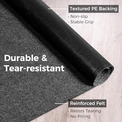 WELKIN Garage Floor Mat (20' x 7'4") – Absorbent Oil Spill Mat with Waterproof Backing – Protects Surfaces & Prevents Stains – Reusable, Washable, Durable, Cut-to-Fit - size: 20' x 7'4"