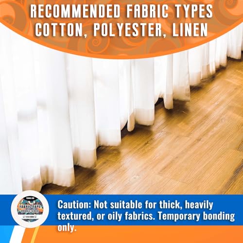 YONGJIN Double-Sided Fabric Tape (2 Rolls) - No Sewing or Ironing Required, Perfect for Quick Clothing Repairs, Fabric Bonding, Adhesive Cloth Tape for Hemming and DIY Crafts (1/4inch+1/2inch) - size: 1/4inch+1/2inch
